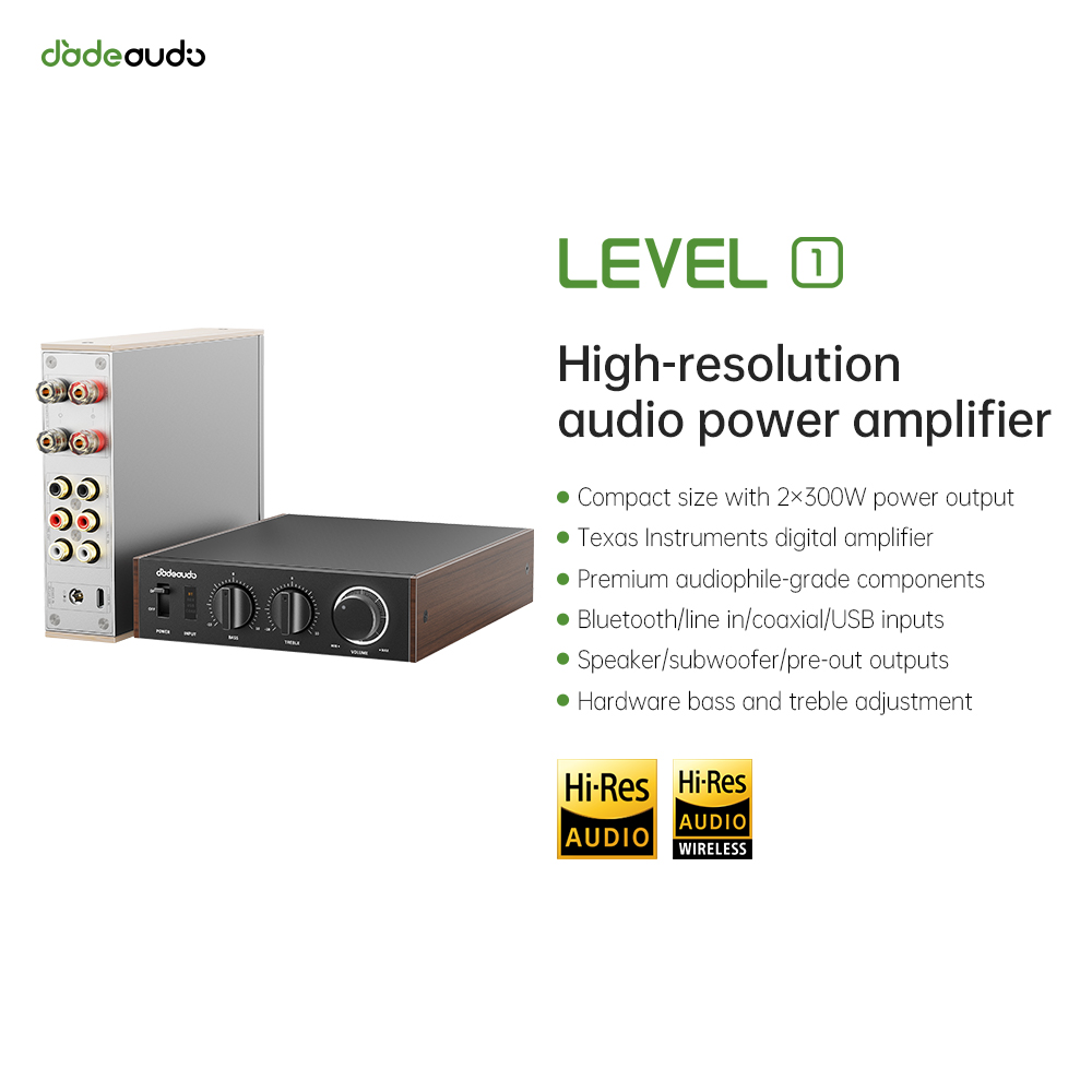 Klipsch Home Cinema - JadeAudio Level 1 Desktop HiFi Bluetooth