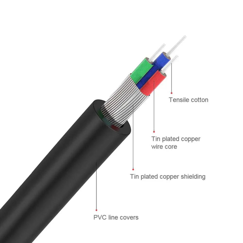 QGeeM RCA Cable 2RCA to 3.5 Au - đánh giá và giá Home Cinema Tv