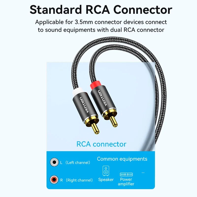 Vention RCA Cable 3.5mm to 2RC - đánh giá và giá Klipsch Home Cinema