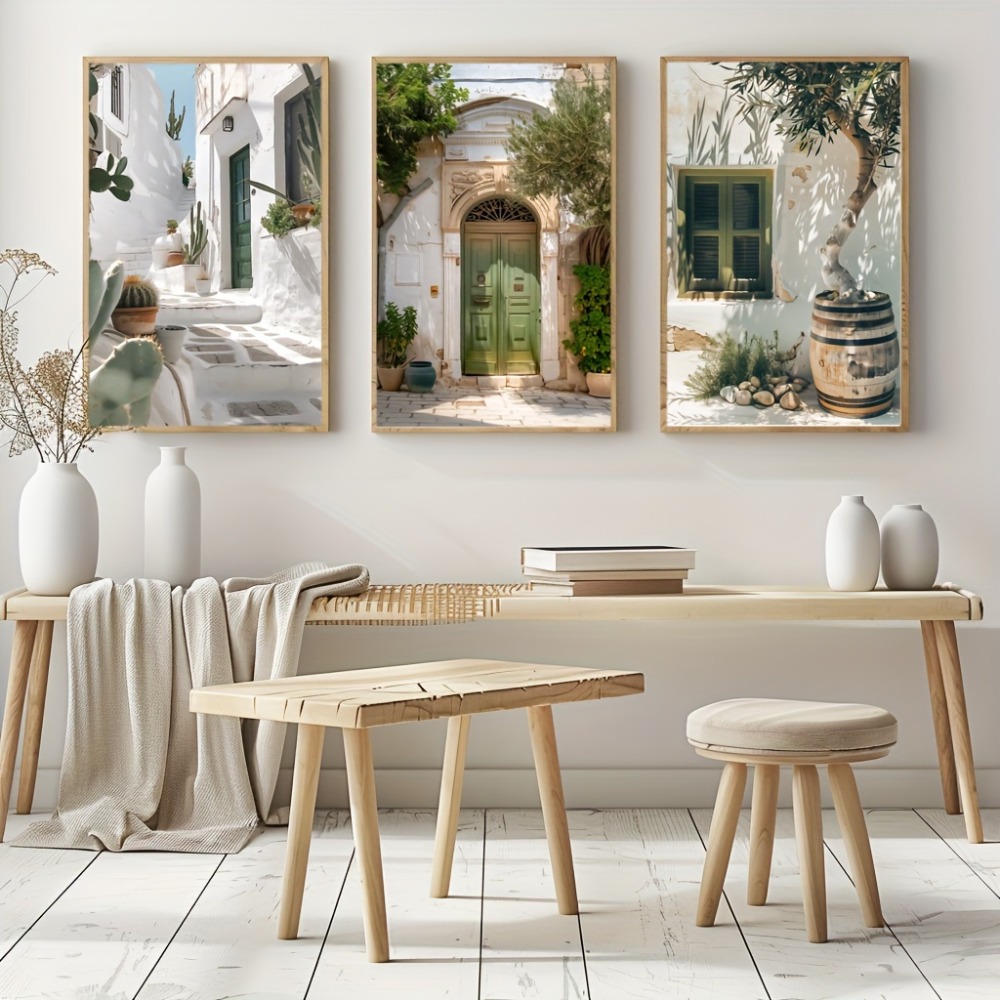 3pcs Frameless Canvas Painting - đánh giá và giá Home Cinema Wall Art