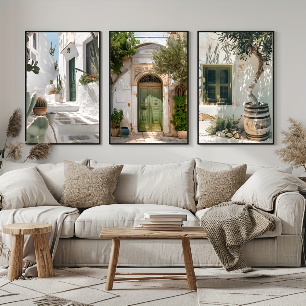 3pcs Frameless Canvas Painting - đánh giá và giá Home Cinema Wall Art