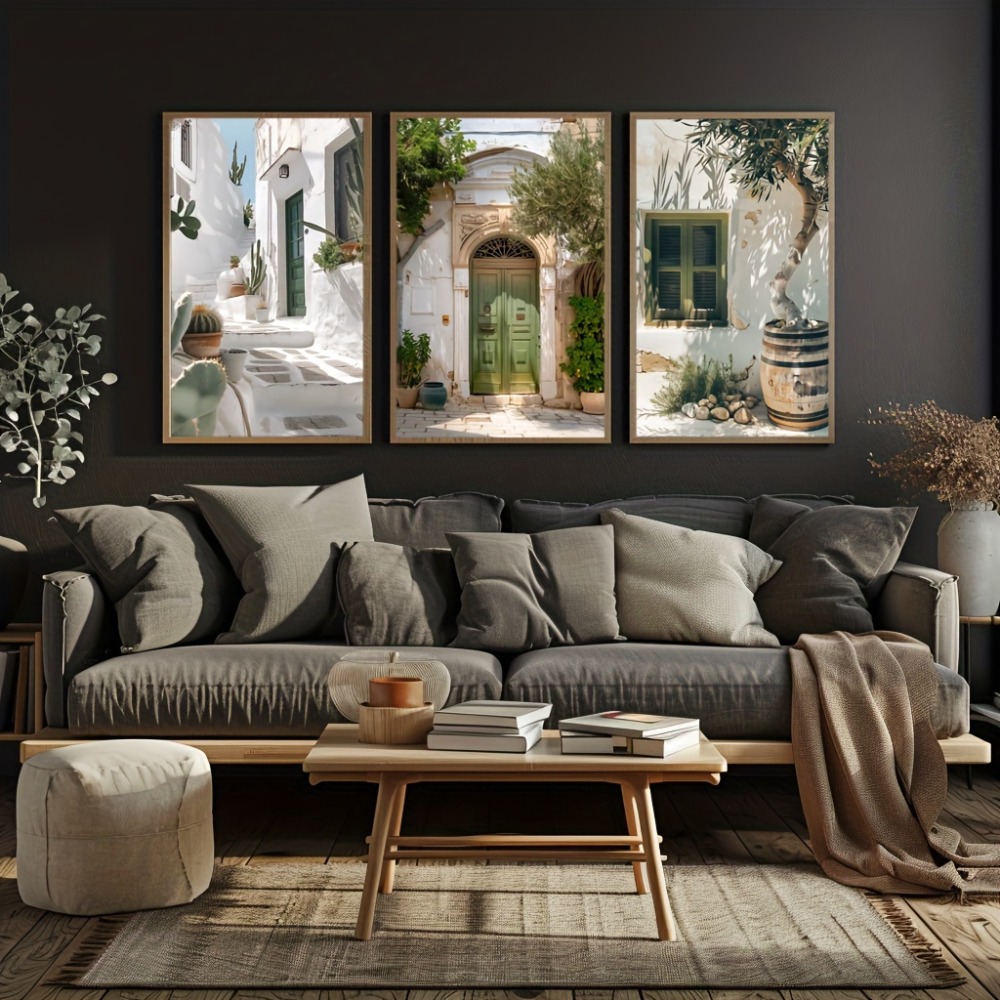 3pcs Frameless Canvas Painting - đánh giá và giá Home Cinema Wall Art