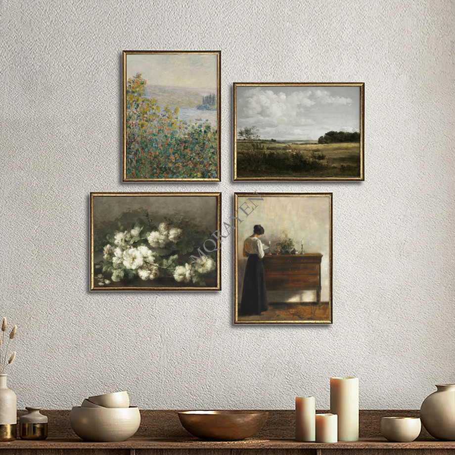 Rural Nature Landscape Wall Ar - đánh giá và giá Home Cinema Wall Art