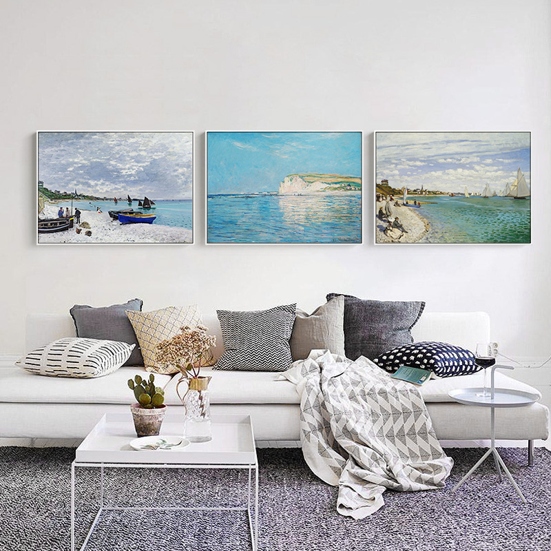 Famous Monet Poster Canvas Pai - đánh giá và giá Home Cinema Wall Art