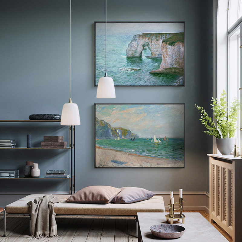 Famous Monet Poster Canvas Pai - đánh giá và giá Home Cinema Wall Art